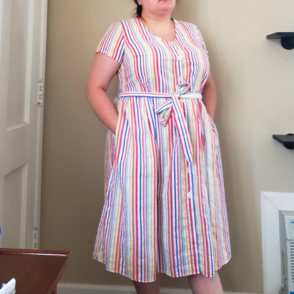 Striped summer dress